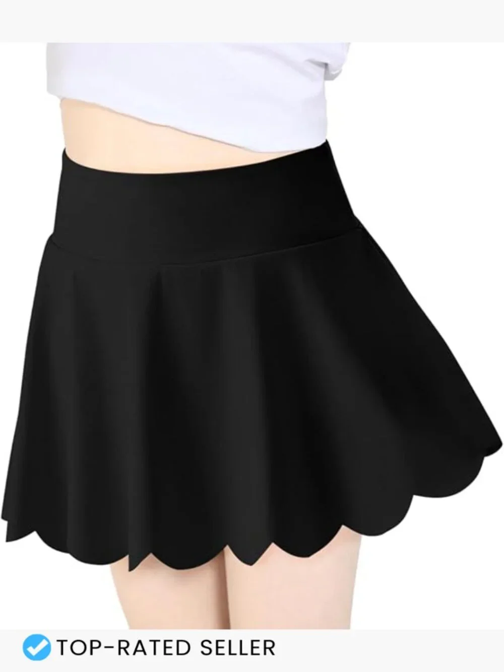 Girls Skorts Flowy Butterfly Athletic Shorts Pleated Tennis Golf Skirt with